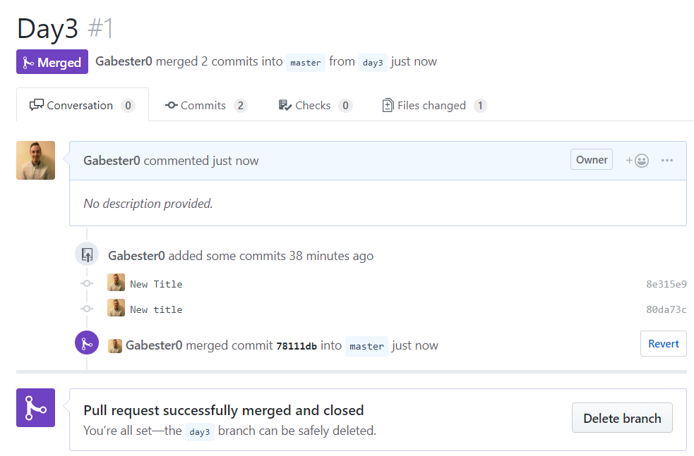 merged pull request